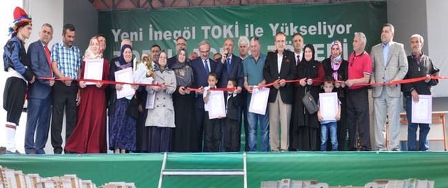 Bursa’daki TOKİ Projelerinin Toplu Açılışı