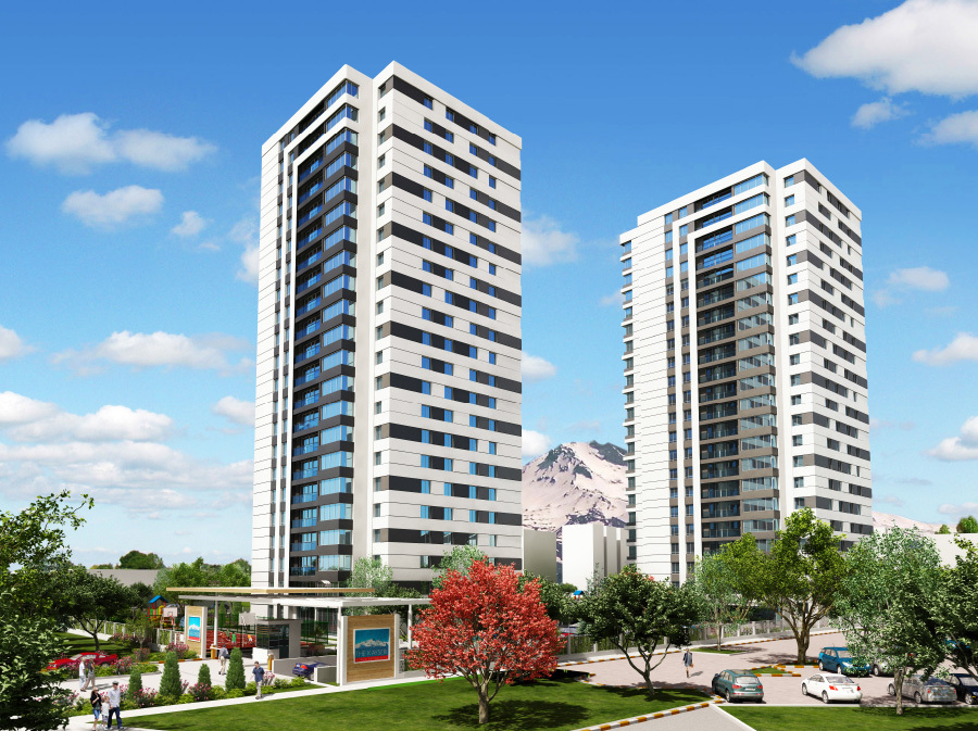 The Kayseri Forum Residences Projesi ve Fiyatları Kayseri Melikgazi