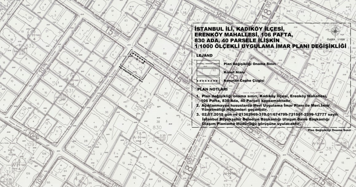 Kadıköy Erenköy Mahallesinin İmar Planı Askıya Çıktı!