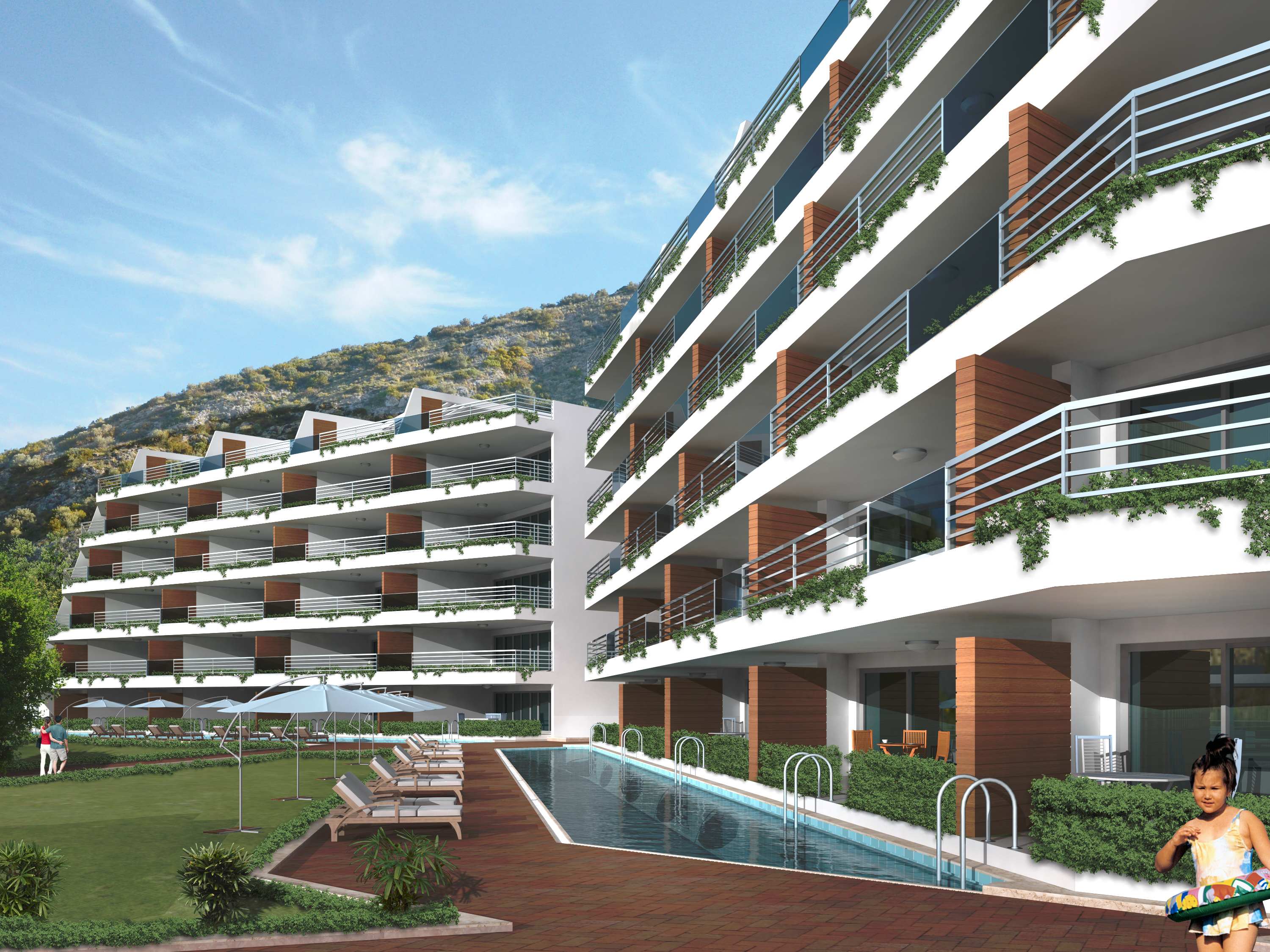 Modern apartments awaiting residents