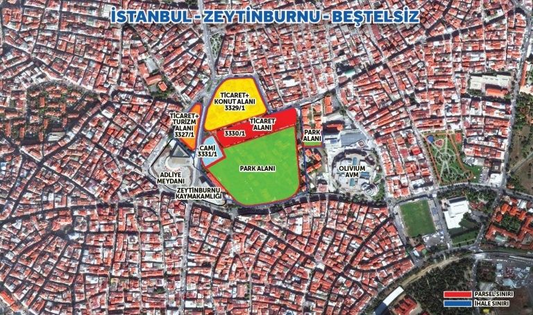 Zeytinburnu Beştelsiz Arsası İhaleye Çıkıyor