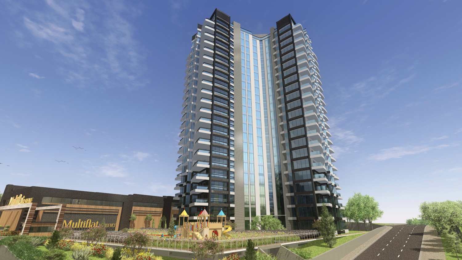 Multi Flat Residence Projesi Teslim Aşamasında