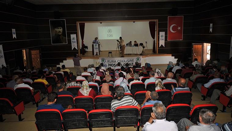 TOKİ Kahramanmaraş konutlarının emekli kurası düzenlendi
