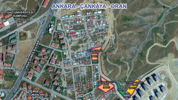 Emlak Konut Ankara Oran arsasını ihaleye çıkardı