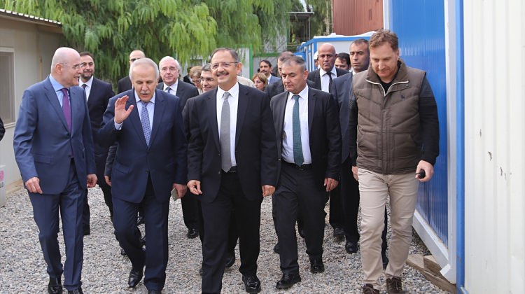 Bakan Özhaseki, Hatay’da müze otel inşaatını inceledi