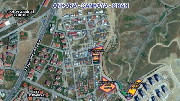 Emlak Konut Çankaya Oran arsasına 2 şirket teklif yaptı