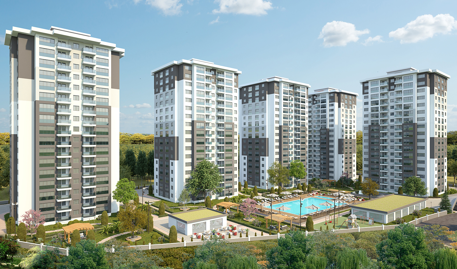 Forest City 2 projesinin fiyatları 310 bin TL'den başlıyor