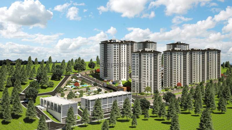 İnci Prime projesi Trabzon'da lüks site ortamı kuruyor