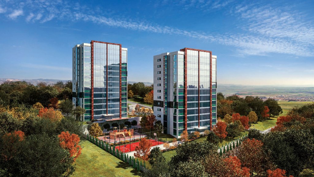 Park Aluna projesi 4+1 konutlarıyla yükseliyor