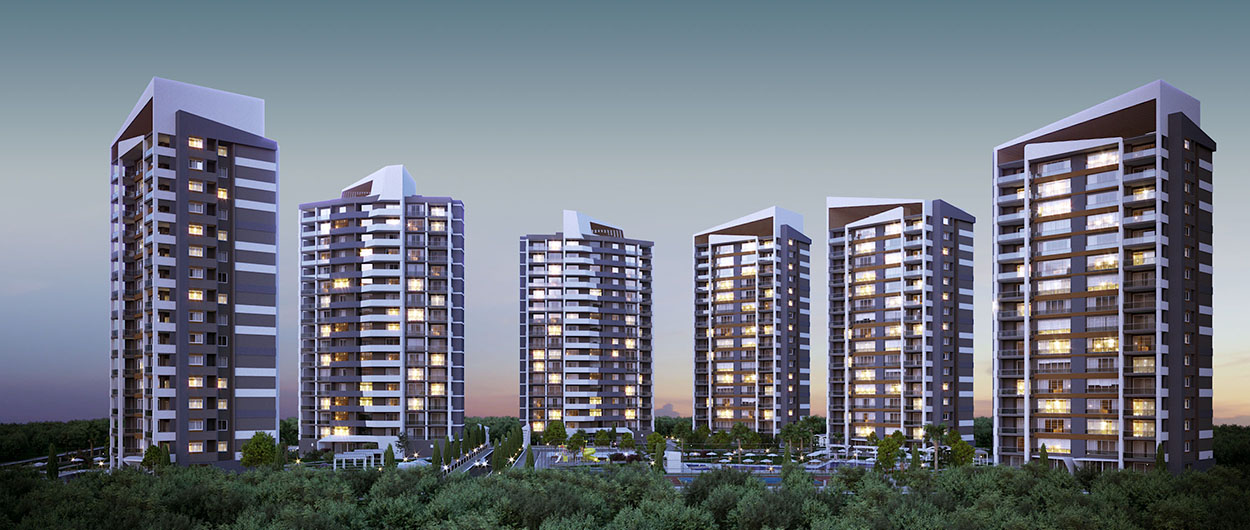 Kerimoğlu Arcadia projesi Mezitli'de yükseliyor