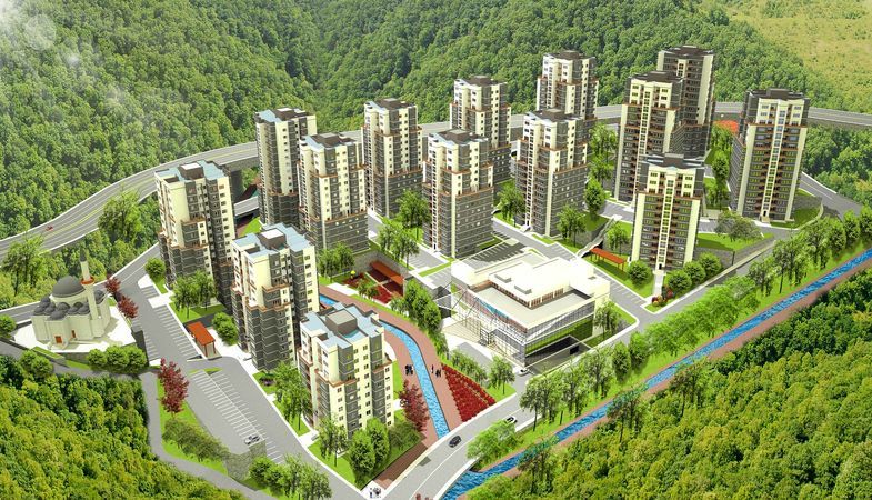 Rize'de 753 TOKİ konutunun kurası çekildi