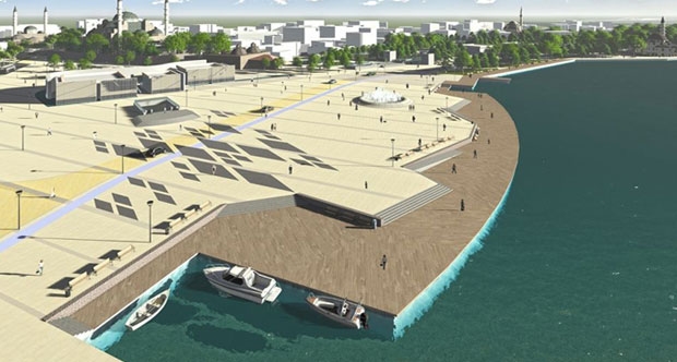 Üsküdar'da 3 katlı çarşı yapılacak