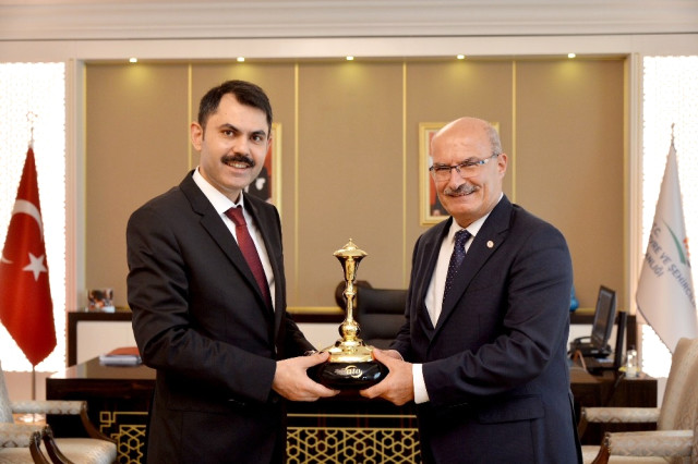 ATO Başkanı Gürsel Baran, Bakan Kurum’u ziyaret etti