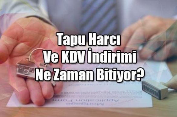Konutta KDV ve Tapu Harcı İndirimi Devam Ediyor