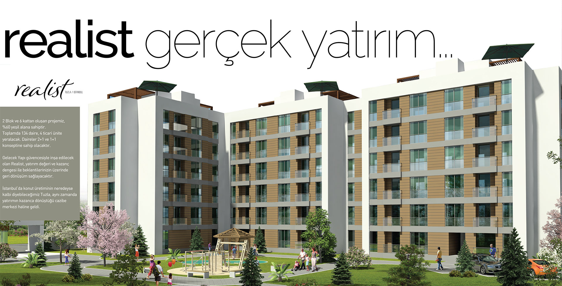 Realist Tuzla projesinde konut teslim tarihi yaklaştı