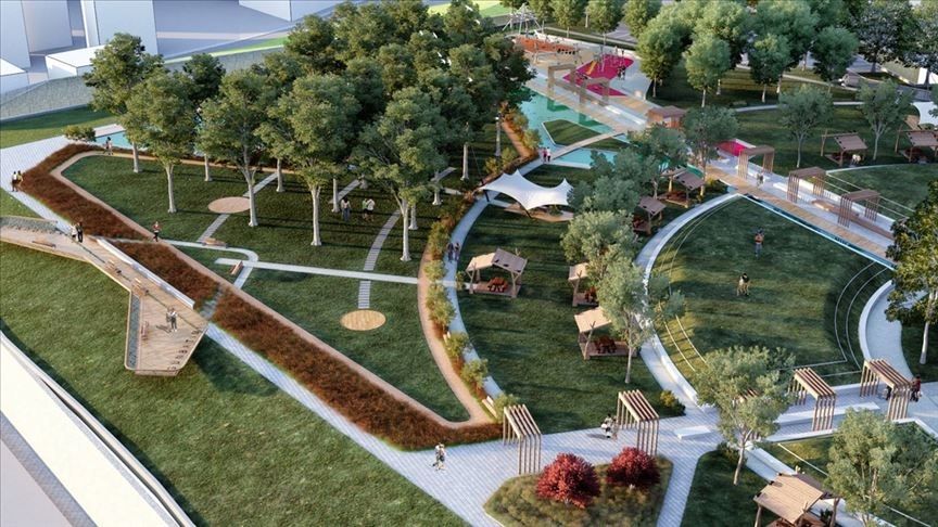 Sivas ve Trabzon'daki millet bahçelerinin yapımı başladı