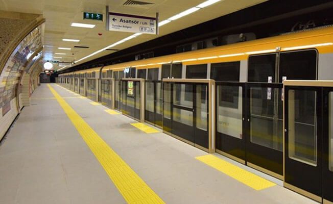 Beşiktaş metrosunda çalışmalar sürüyor