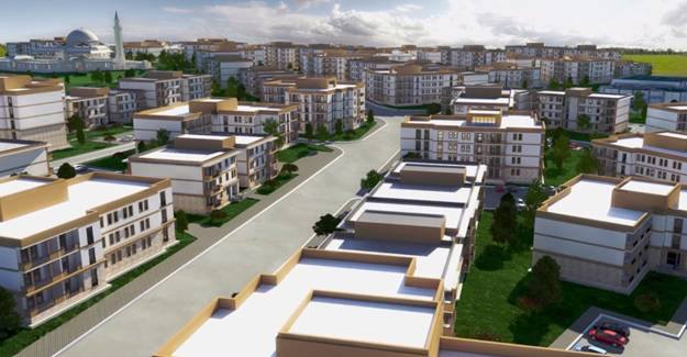 Gaziantep Kuzeyşehir'de 1252 konut için kura çekildi
