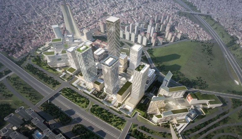 İstanbul Finans Merkezi'nde çalışmalar yüzde 34 seviyesine geldi