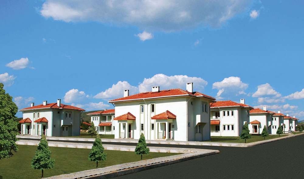 Konya Hüyük'te tarımköy konutları kuruluyor