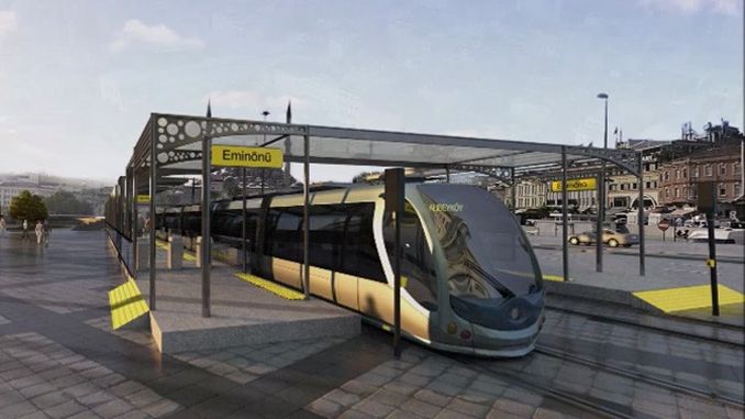 Eminönü-Alibeyköy Tramvay Hattı'nda test sürüşü yapıldı