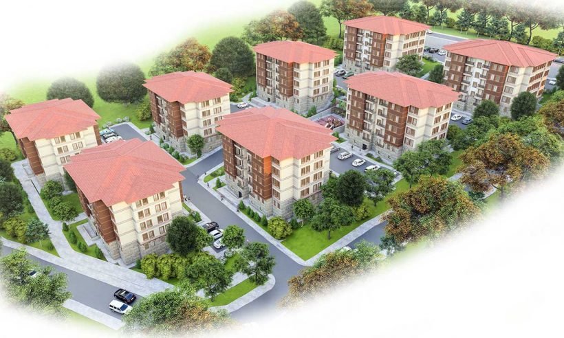 Giresun Dereli'de inşa edilen afet konutlarında sona yaklaşıldı