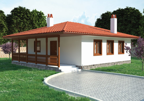 Muğla Menteşe'deki kırsala yönelik konut tip projesi ilgi görüyor