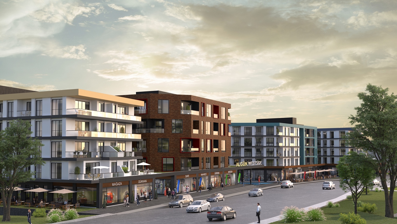 Algün West Side projesi Düzce'de lüks yaşam alanı kuruyor