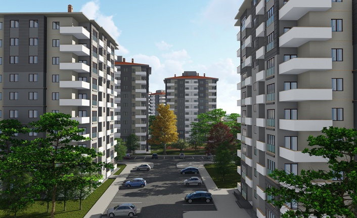 Trabzon Yomra'da 21 adet sosyal konut satışa sunuldu