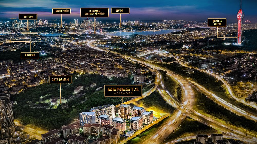 İki Yakanın Buluşma Noktasında Benesta Acıbadem Yükseliyor
