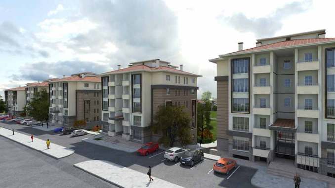 Konya'da 102 adet sosyal konut satışta