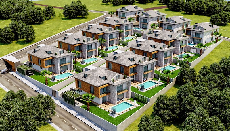 Lükste sınırları aşan ‘Alya Bella’ villaları teslim edilmeye başladı