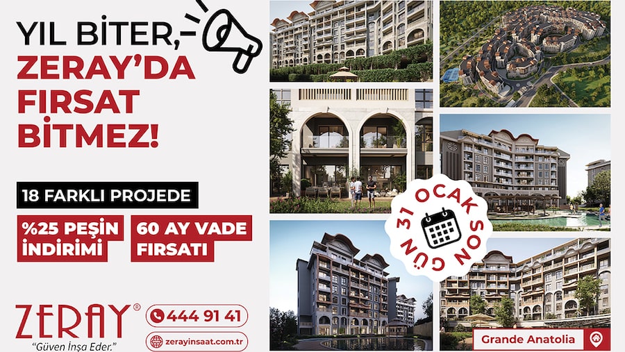 Zeray Yıl Sonu Kampanyası Yoğun Talep Üzerine Ocak Sonuna Uzatıldı!