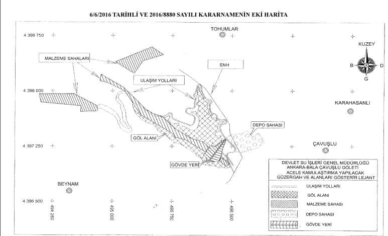 Ankara Bala Çavuşlu Göleti’nde Kamulaştırma