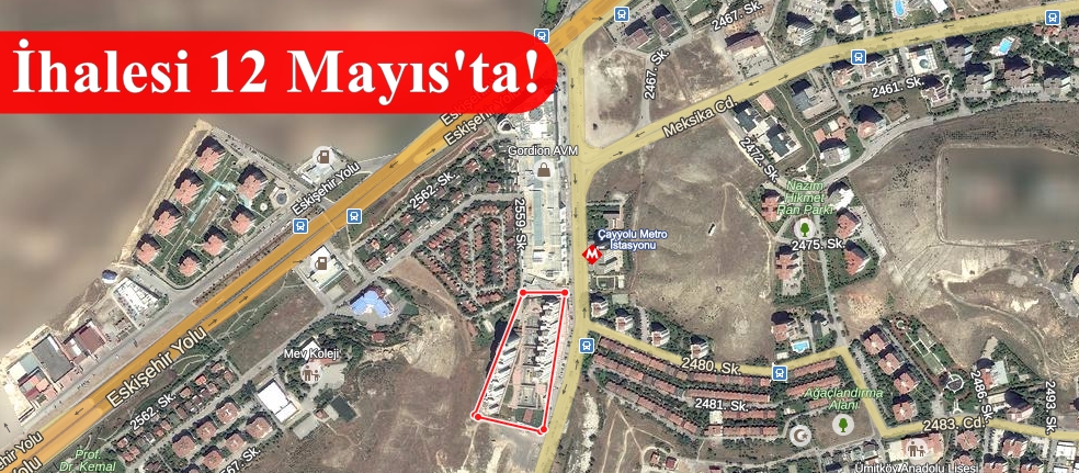 Ankara Büyükşehir Belediyesi'nden Satılık Kafe 