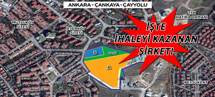 Emlak Konut Ankara Çayyolu arsa ihalesi sonucu belli oldu!