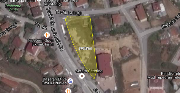 Tuzla Belediyesi'nden Tepeören'de Satılık Arsa