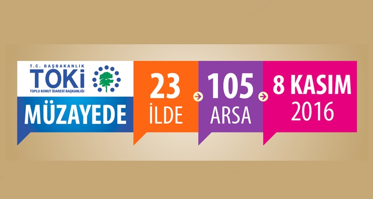 Toki 23 İlde 105 Adet Arsasını Satışa Çıkarıyor
