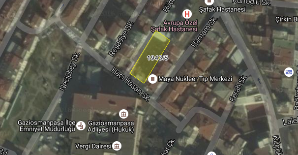 Gaziosmanpaşa Belediyesi'nden Satılık Arsa