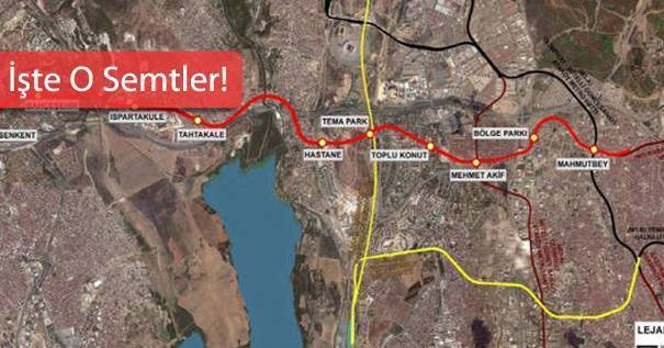 Beşiktaş Mahmutbey Metro Durakları