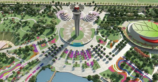 Antalya Expo’nun Kulesi Tamamlandı
