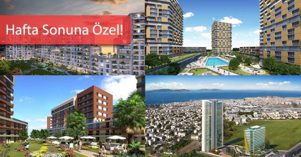 Ayda Bin 490 TL Taksitle Hemen Teslim Daireler