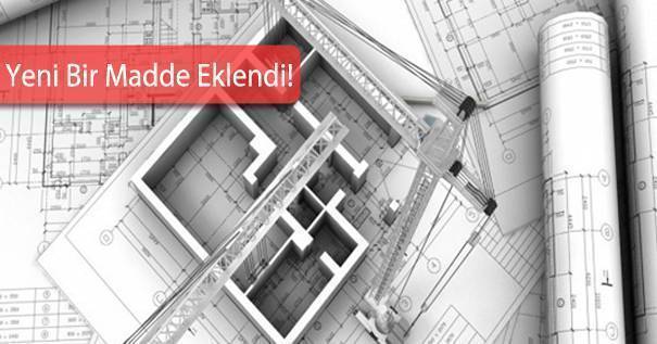 Tip İmar Yönetmeliğinde Değişiklik