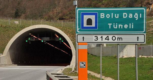 Bolu Dağı Tüneli’nin İstanbul Yönü 8 Saat Kapanacak