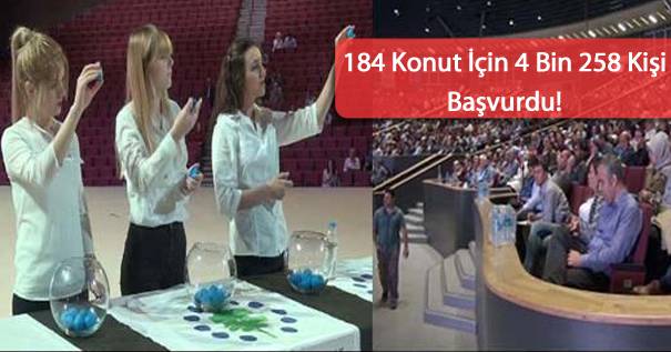 Sivas Yenimahalle Toki Konutları Kura Çekilişi Bugün