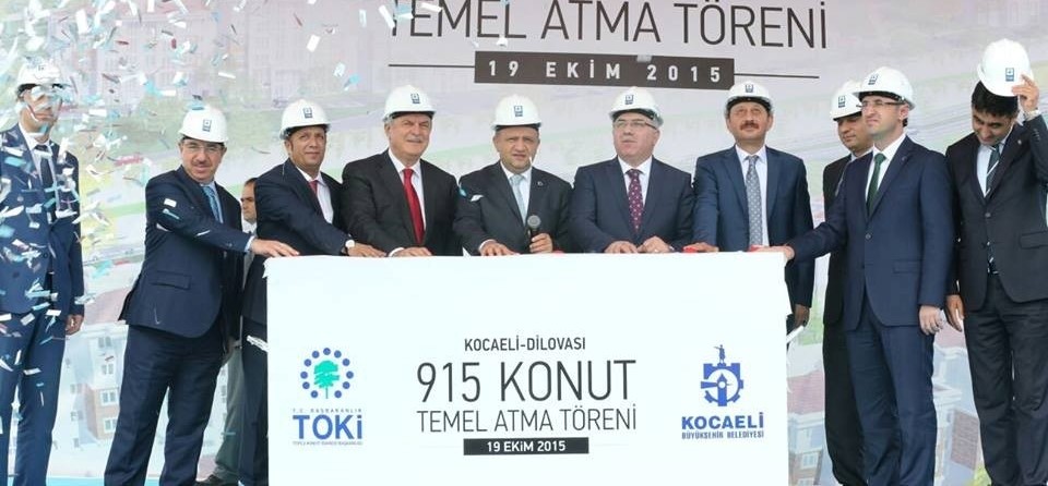 TOKİ Dilovası Köseler Konutları’nın Temeli Atıldı!
