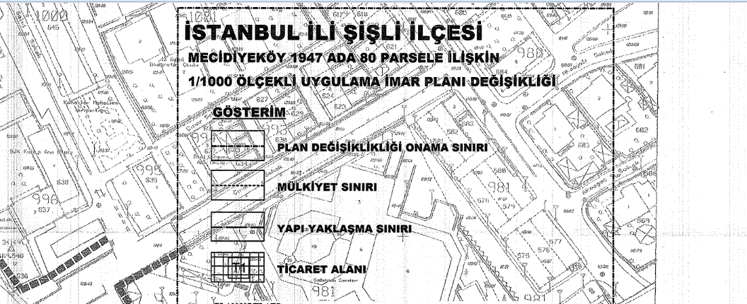 Şişli Mecidiyeköy İmar Planı Askıya Çıktı