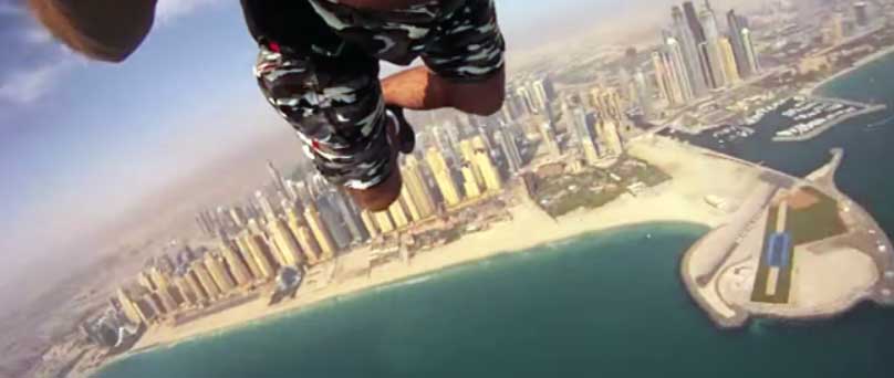 Dubai Gökdelenlerinde Heyecan Dolu Anlar