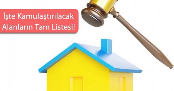 Sakarya Karasu’da Bu Alanlar İçin Acele Kamulaştırma Kararı Çıktı
