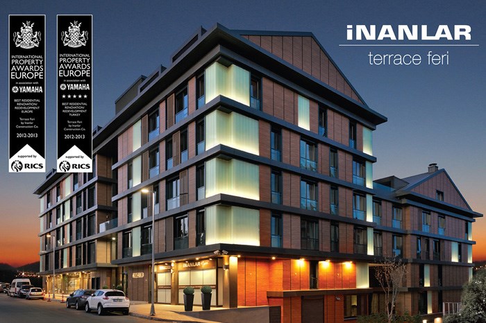 Terrace Feri Projesinde 1+1 Daireler 520 Bin Lira